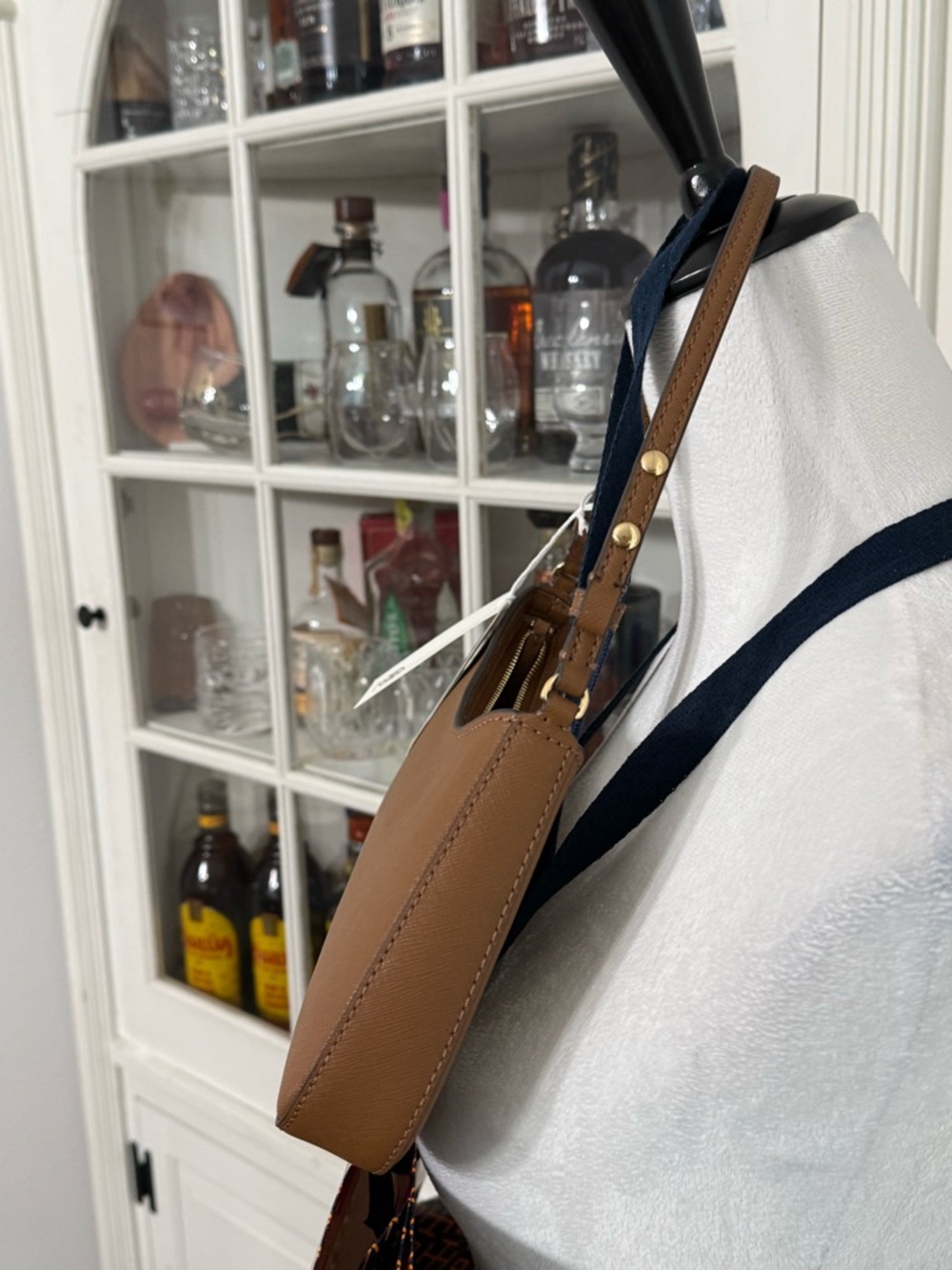 Tory Burch Emerson Shoulder Bag in Moose color - Picture 4 of 9